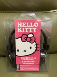 【全新現貨】正版 Sanrio Hello Kitty 復古閃耀滿鑽水鑽波點 有線耳罩式耳機 附麥克風