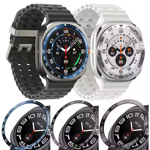 Metal Bezel Ring For Samsung Galaxy Watch 7 Ultra 47mm Protective Cover Shell Bumper For Galaxy Watc