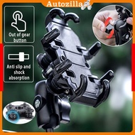 Motorcycle Phone Holder Shock Absorber Bicycle Motosikal Basikal Pemegang Telefon Motor Anti Slip Ph