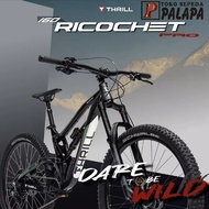 MTB 27.5 THRILL Ricochet PRO T160 Sepeda Gunung Black On Black