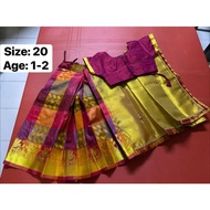 READYMADE SAREE FOR KIDSSize as mentioned in picture Kids Readymade kanjipuram pattu saree