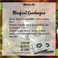 MATCHA MABELLO SABUN BERAS ALAMI - ORGANIC RICE SOAP MABELLO 60 GR