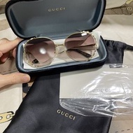 Gucci Brown Gradient Oval Sunglasses 墨鏡 太陽眼鏡