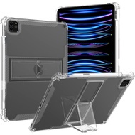 Clear Soft Case iPad Pro 11 2018 2020 2021 iPad Pro 12.9 2018 2022 Case Stand Carbon Motif With Slot