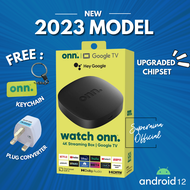 [2023 Model] Onn Android Box Google Certified TV Box 4K UHD Player