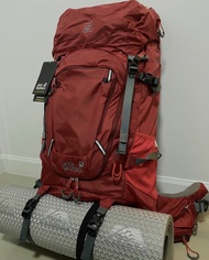 กระเป๋าเดินทาง backpack กระเป๋า 50L กระเป๋าผู้ชาย กระเป๋าเดินทาง กระเป๋าผู้หญิง  jack wolfskin