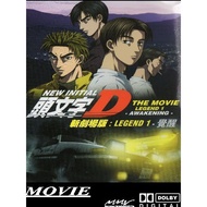 Anime Initial D Movie Legend 1,2 and 3 Awakening, Racer, Mugen