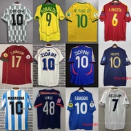Retro Jersey Argentina Brazil Spain Netherlands France Germany Nigeria England England C Rofootball 