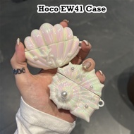 【Discount】For Hoco EW41 Case Cover Colourful Seashell Soft Silicone Earphone Case Casing NO.2