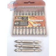 MATA 1Bok SCREWDRIVER BIT DOUBLE ENDED BIT SET PH2XPH2 (++) air screwdriver BIT