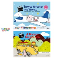 Playable [Crayon Rocks Crayon Rocks] Storytelling Drawing Book-Piggy's Magical School Day/Piggy's Jo