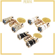 [Perfk] Theater Binoculars, Opera Glasses Small Telescope with Foldable Handle, Vintage Mini Binocul