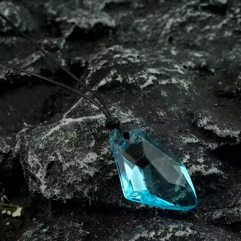 Classic Tv Series Just Add Water Necklace Fashion Natural Zircon Silver Plated Copper Pendant H2O Me