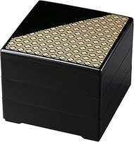 Cooking Lacquer 6.5 inches (6.5 cm) Weight (Black Interior) Black Tortoise Shell 3 Tier H-161-20A