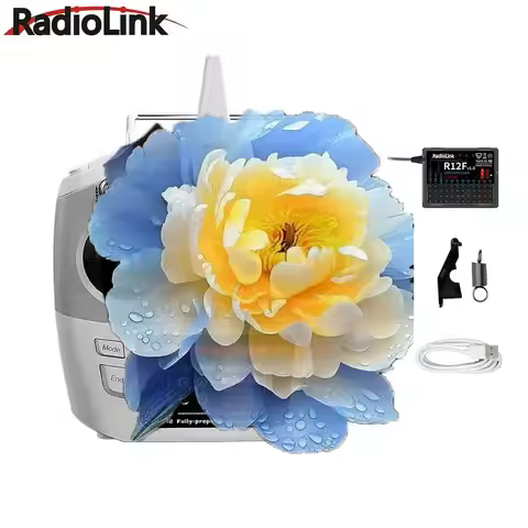 Radiolink T12D ELRS 12 Channels Transmitter W/ R12F Receiver Module 2.4Ghz Remote Controller for FPV