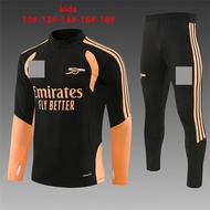 Children's Clothing 2026 Arsenal Tracksuit Black Long Sleeve Sweatshirt Long Pants Casual Sportswear