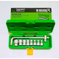 Tekiro socket Wrench set / hand socket set 1/2'' 24pc (8-32mm)/ 10 pc (8-24mm)