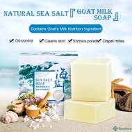 ❥❥ Manual Smooth Body Cleaning Pure White Wash Out Delicate Skin Soap White Refined Oil Soap Tender And Beautiful Goat Milk Soap Sea Salt Soap