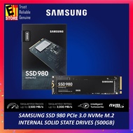 SAMSUNG 980 PCIe 3.0 NVMe M.2 SSD - 500GB / 1TB (MZ-V8V500BW / MZ-V8V1T0BW)