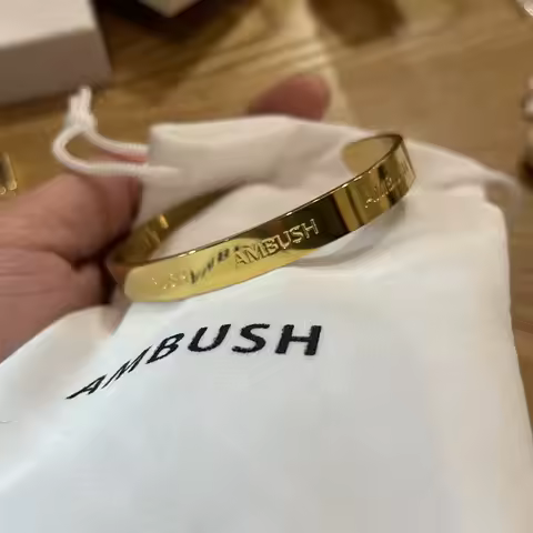 XCSZ Bracelet Pure Titanium 925 Sterling Silver AMBUSH Premium Fashion Fashion Simple Elegant Handwe