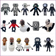 SQ4 Skibidi Toilet Plush Dolls Tank Toilet Man Girls TV Man Titan TV Man Monitor Man Stuffed Toys Fo