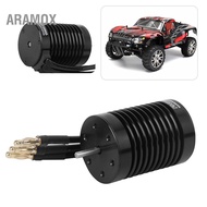 Aramox VBESTLIFE RC Brushless Motor  F540 4 Pole Accessory for 1/10 Car (Black) (3300KV)