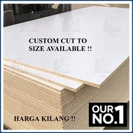 Custom Cut To Size Chipboard Wood Shelf Table Top Wall Wardrobe 16mm White Melamine Board Laminated 