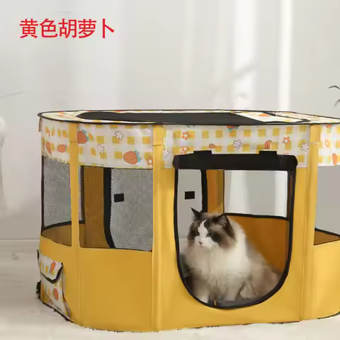 Cat delivery room Breathable cat litter dog litter foldable pet delivery room Enclosed cat delivery 