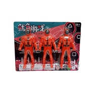 Squid Game Robot Toy for Boys, 3 Pieces No.456 - Fun Viral Robot Figure Game for Kids, Cute