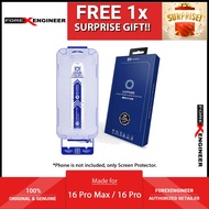 [ 16 Pro Max / Pro ] Hoda Sapphire Screen Protector - Dust Free Helper Lite Included