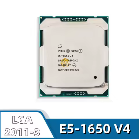 E5-1650V4 3.6GHz 6 Core 15MB 140W E5 1650 V4 CPU LGA 2011-3 E5 1650V4 SR2P7
