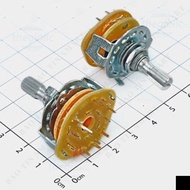 [2 Pieces]- RS25 3P3T Rotary Switch, 3-Pole 3-Position Choice Smart Components