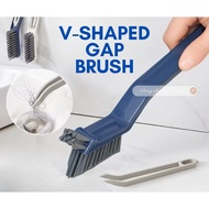 (READY STOCK) 2 in 1 Toilet＆ Tile Gap Bristle Brush Floor Gap Cleaning