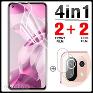 4 in 1 Hydrogel Film for Xiaomi Mi 11 Lite 5G NE Screen Protector Protective film For Mi 11T Pro 11 Ultra 11i film not glass