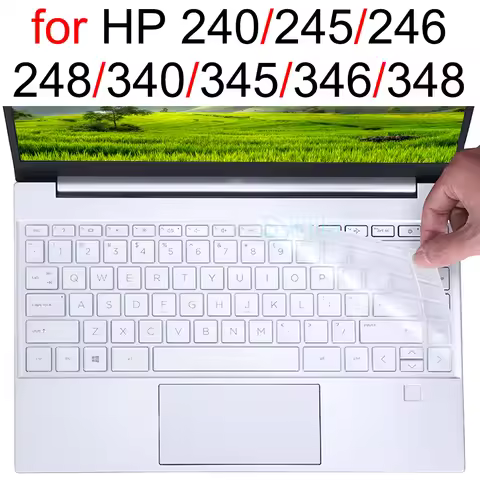Keyboard Cover for HP 240 G10 245 G9 246 G8 G7 G6 G5 G4 G3 G2 248 340 345 346 348 Essential Silicone