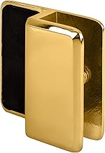 Brixwell BDS1BR Beveled Style Frameless Shower Door Stop 1/4" to 3/8" (6mm to 10mm) Glazing Thicknes