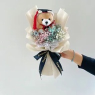 FGF02 Rainbow Baby Breath Graduation Bouquet