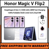 Honor Magic V Flip2 Snapdragon 8 Gen 3 5500 mAh 80W Fast Charging Foldable OLED 6.82 inch Honor Phon