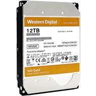 Xieji 100% ต้นฉบับ WD Gold WD 12TB 3.5 HDD Enterprise SATA ฮาร์ดไดรฟ์ WD121VRYZ 7200 Rpm