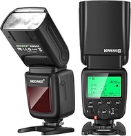 Neewer NW655-C 2.4G HSS 1/8000s TTL GN58 Wireless Master Slave Flash Speedlite Compatible with Canon