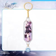 Honkai Star Rail Acrylic long keychain Castorice Cipher Hyacine Mydei Anaxa decorative anime model g