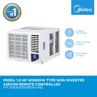 Midea Window-Type Non-Inverter Aircon Remote-Controlled 1.5 HP FP-51ARA015HENV-N5