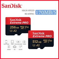 Sandisk A2 Extreme Pro micro SD Card Memory Card การ์ดหน่วยความจำ 32GB/64GB/128GB/256GB/512GB