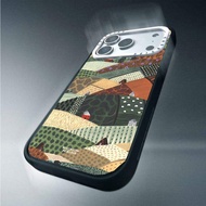 CASECASE X Patchwork Hills Case White Camera Ring Edition Matte Black Hard Magnetic suction Impact C