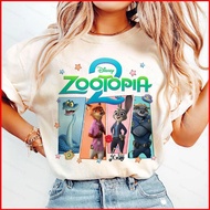 GC1 Zootopia 2 BOGO comfortable soft T-Shirt Kawaii Cartoon Tee 110cm-6XL GC1