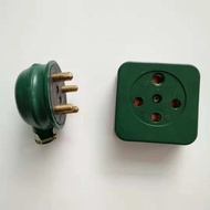Rubber three-phase four-wire industrial plug and socket 25A/32A High Power Anti-Fall Plug-in socket 