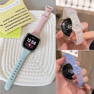 Silicone Watch Strap Compatible For Fitbit Versa 4 Strap / Fitbit Versa 3 Strap Adjustable Fitbit Se