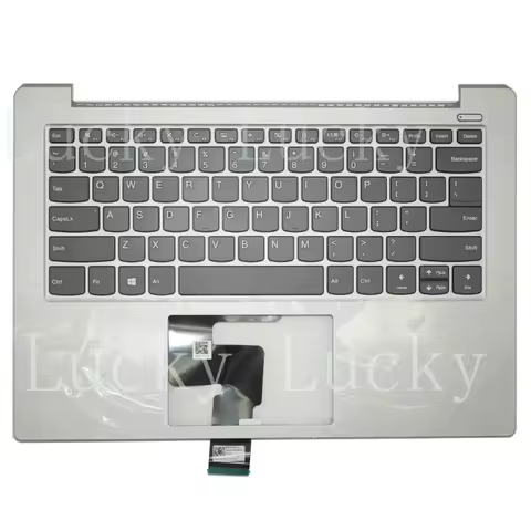 f New For Lenovo ideapad S340-14 S340-14API S340-14IIL Palmrest w/ Keyboard Silver