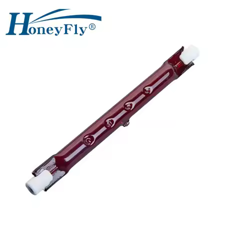 HoneyFly 2pcs J118 Infrared Quartz Lamp High Quality 200W/300W/500W 230V Farming Halogen Bulb R7s Tw