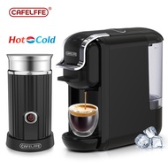 Cafelffe เครื่องชงกาแฟแคปซูล เครื่องชงกาแฟ 4in1 nespresso machine เครื่องชงกาแฟแบบแคปซูล เครื่องทำกาแฟแคปซูล เครื่องชง capsule coffee machine สำหรับใช้ภายในบ้านเเละสำนักงาน เครื่องชงกาแฟอัตโนมัติ ขนาดเล็กกะทัดรัด เเละ ด้วยเเรงอัดที่เข้มข้นสไตล์อเมริกัน แค